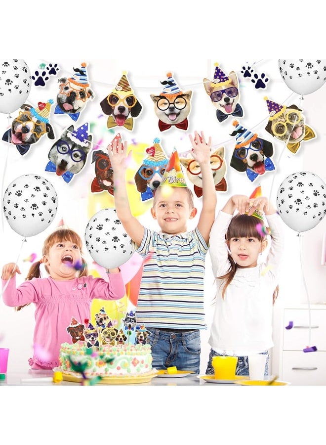 Koogel 100 Pcs Paw Print Balloons, 12 Inches Paw Balloons Dog Print Balloons for Weddings, Birthdays, Party Decorations - Image 2