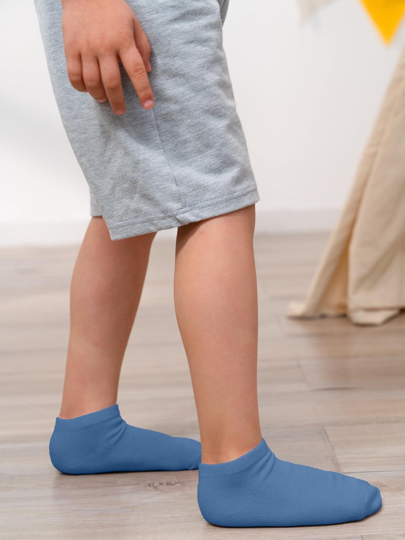 Cooraby 15 Pack Kids' Half Cushion Low Cut Athletic Ankle Socks Boys Girls Ankle Socks - Image 4
