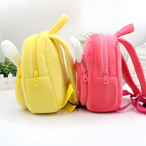 Delicado Cute Small Toddler Kids Preschool Backpack Yellow Pineapple design Nursery Preschool Playschool School Picnic Travelling Bag for Baby Boy Girl Age 2-5 Years - Image 4