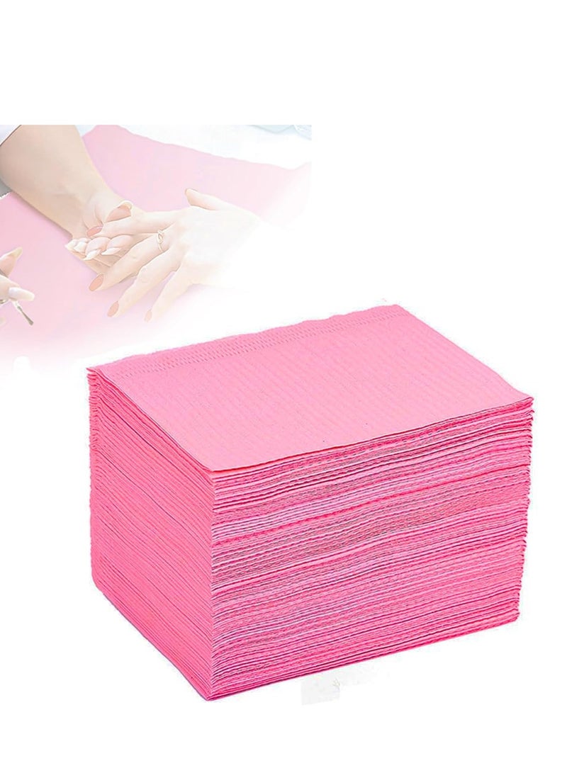Generic 40 Disposable Waterproof Nail Art Towels, Versatile Dental Bibs and Cleaning Cloths for Pets, 13 x 18  - Image 1