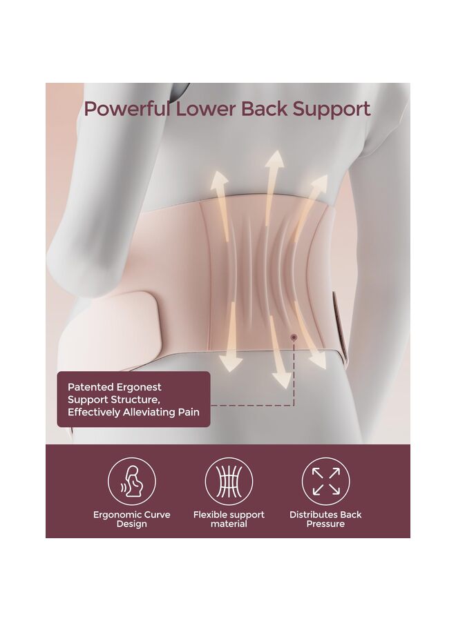 Pregnancy Belly Band, Support Maternity Belly Band, Invisible Pregnancy Belt for Back, Abdomen, Waist (Skin-toned, L) - Image 3