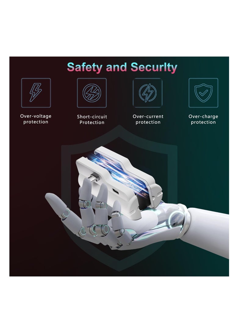 أنمي 18 واط 5000 مللي أمبير شحن سريع شريط للرأس بطارية حزمة ل ميتاكويست 3 ثانية/3 /2 - Image 3