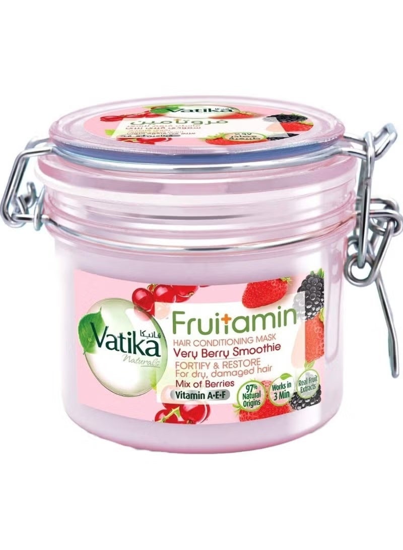 فاتيكا ناتشورالز قناع فاتيكا فروتامينز منعم للشعر بمزيج فاكهة التوت - Image 1