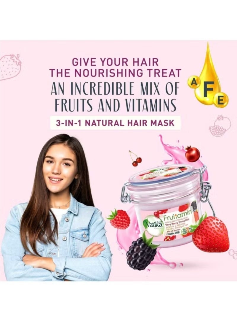فاتيكا ناتشورالز قناع فاتيكا فروتامينز منعم للشعر بمزيج فاكهة التوت - Image 3