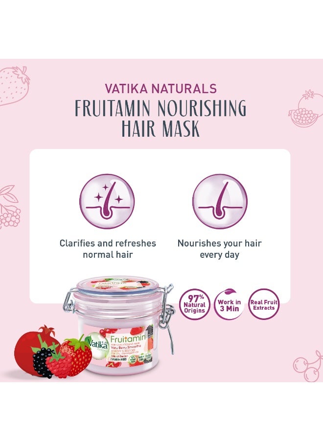 فاتيكا ناتشورالز قناع فاتيكا فروتامينز منعم للشعر بمزيج فاكهة التوت - Image 4