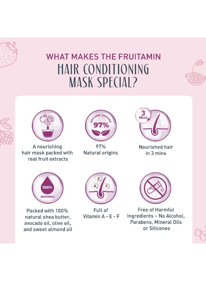 فاتيكا ناتشورالز قناع فاتيكا فروتامينز منعم للشعر بمزيج فاكهة التوت - Image 5