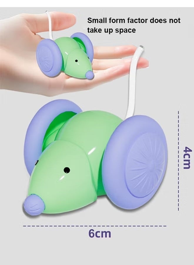 Smart Electric Cat Toy, Kitten Toys for Indoor,Interactive Mouse Toy, Kitten Toys,Interactive Toy, Automatic Toy,Silent Cat Toy with LED Lights,Auto On/Off,USB Rechargeable - Image 4