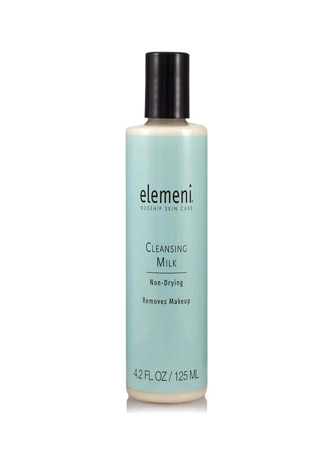 Max Green Alchemy elemeni Skin Care Cleansing Milk - Vegan Organic Makeup Remover | pH Balanced Facial Cleanser Removes Dirt & Impurities | Oil Free Eye Makeup Remover & Gentle Cleanser for Sensitive Skin, 4.2 Fl Oz - Image 1