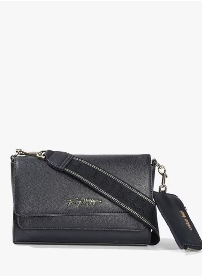 Tommy Hilfiger Plus Tommy Hilfiger Iconic Faux Leather Shoulder Bag  - Image 1