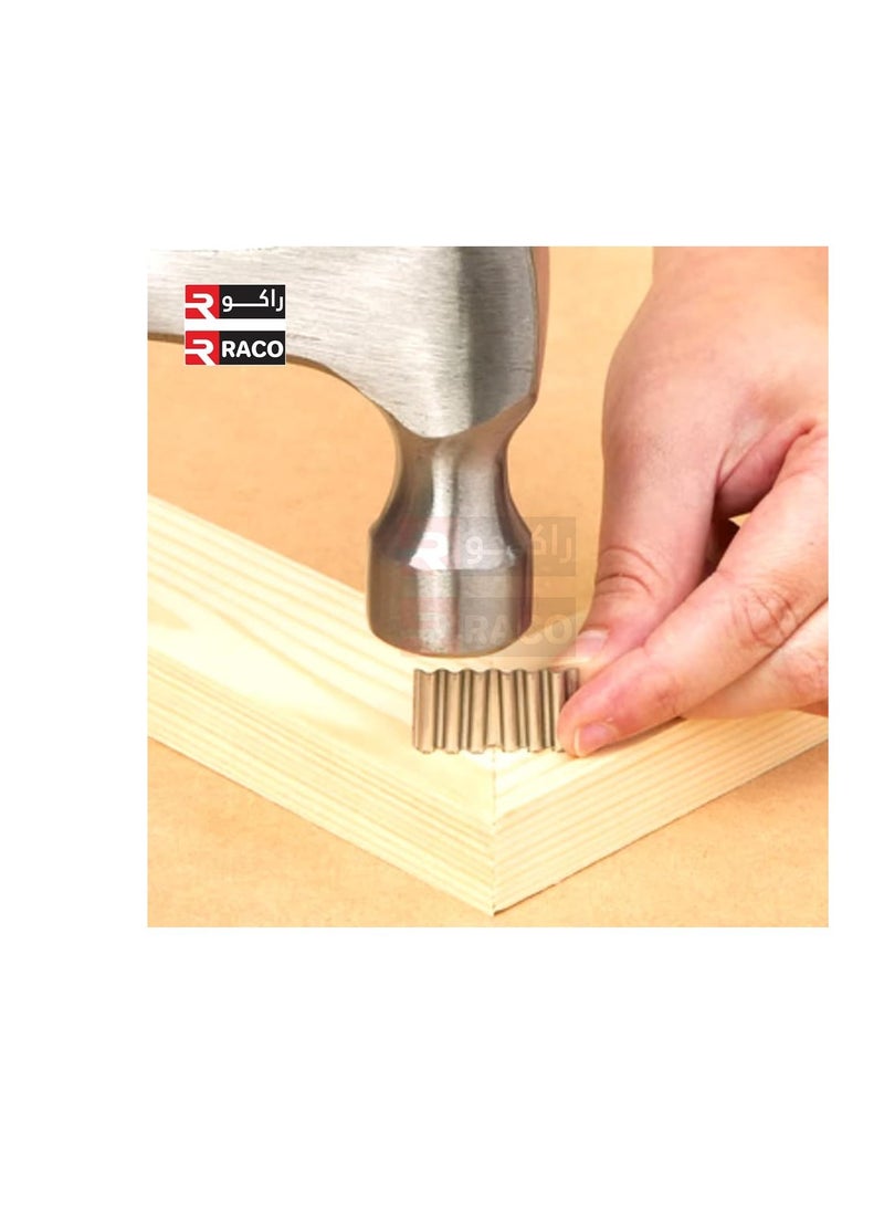 RACO RACO Corrugated Nail Fastners for Furniture Construction Cabinet Making Framing Woodworking Crates and Pallets (3/8 Inch, Pack of 25)  - Image 4