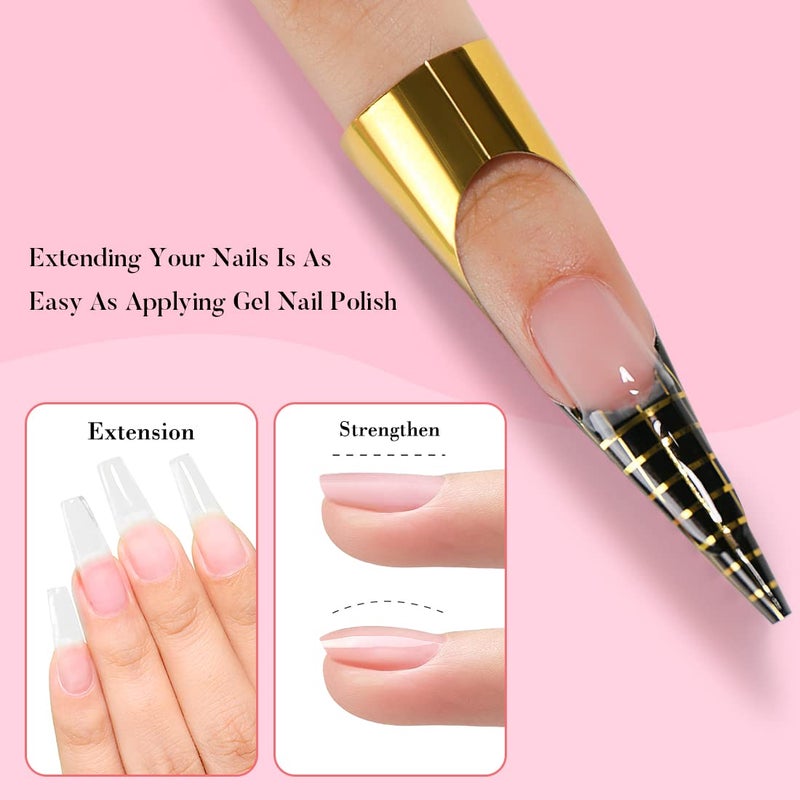 AIMEILI Sheer Color Builder Base Gel for Nails, Hema Free, Cruelty Free, Vegan, No Need Slip Solution, Soak Off Gel Nail Polish 6pcs X 10ml - Kit Set 38 - Image 5