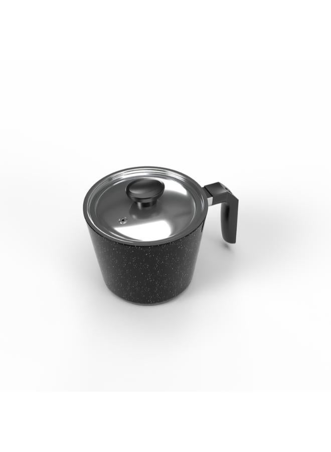 Top Chef Granit Milk Pot 16 Cm Black (Suitable For Induction) - Image 3