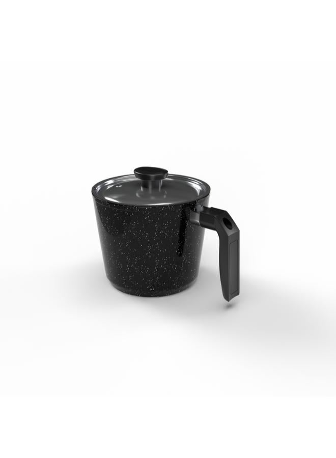 Top Chef Granit Milk Pot 16 Cm Black (Suitable For Induction) - Image 2