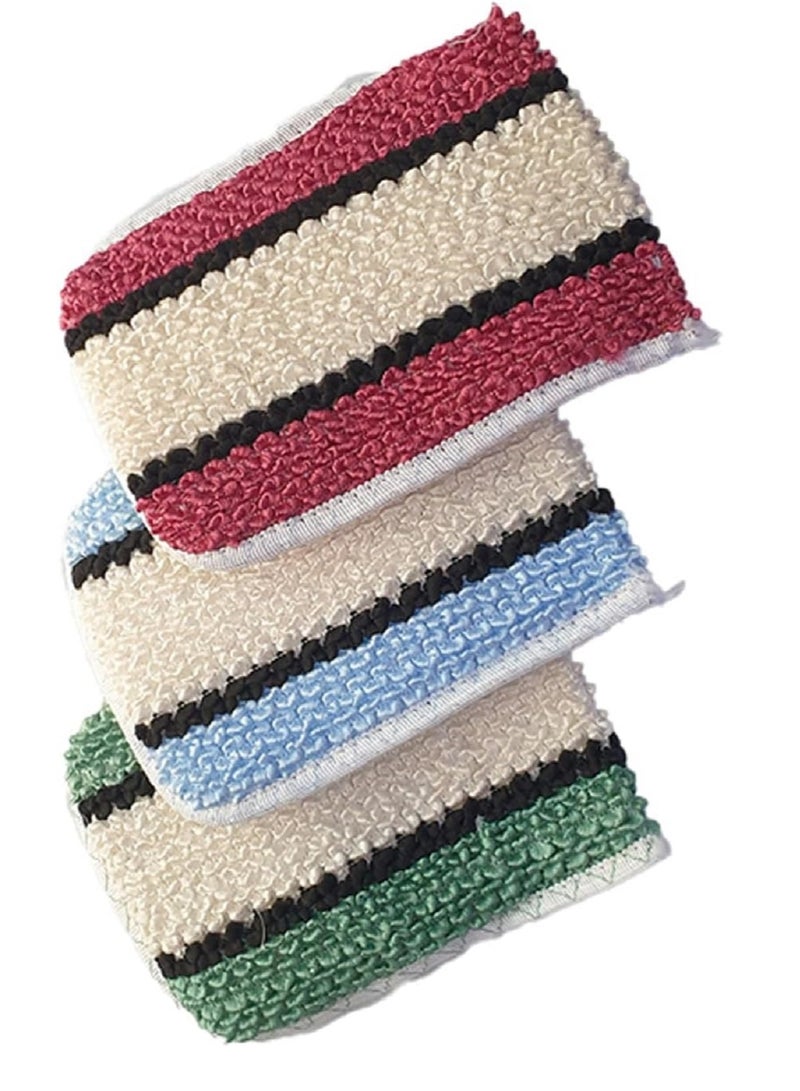 Shower Gloves Set of 3 Exfoliating Skin Tan Removal Body Exfoliating Glove Removes dead skin cells, unclogs pores, leaving skin soft and smooth  - Image 2