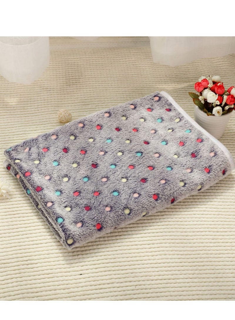 3 Blankets Super Soft and Fluffy Quality Wool Pet Blanket Facecloth Blanket for Dogs Puppies Cats Sleeping Blanket (3 Colors, 76x52cm) - Image 5