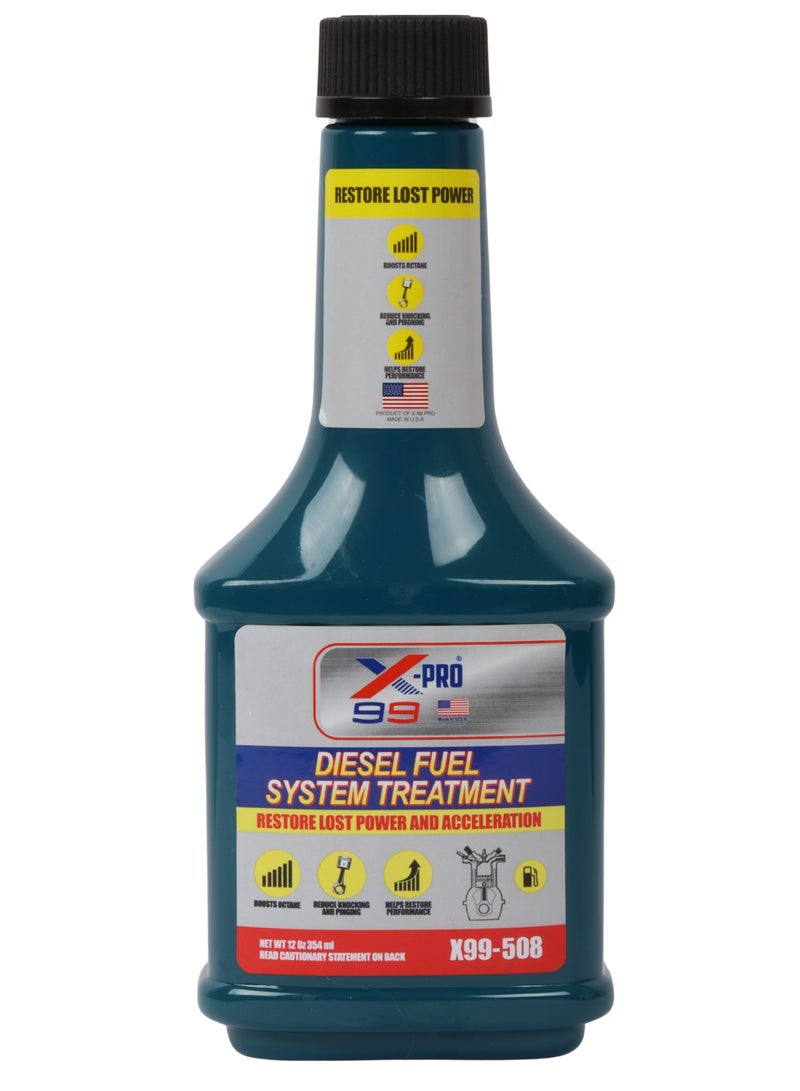 إكس برو معزز وقود اوكتان ومنظف حاقن الوقود الديزل, يحافظ على اداء المحرك واقتصاديته ويزيد كفائته, 354 مل, صناعة اميركية. - Image 1