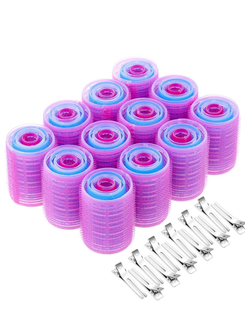 anezus Anezus Self-Grip Rollers Set - 60 Pcs Multicolored Curlers and Clips for Hairstyling  - Image 1