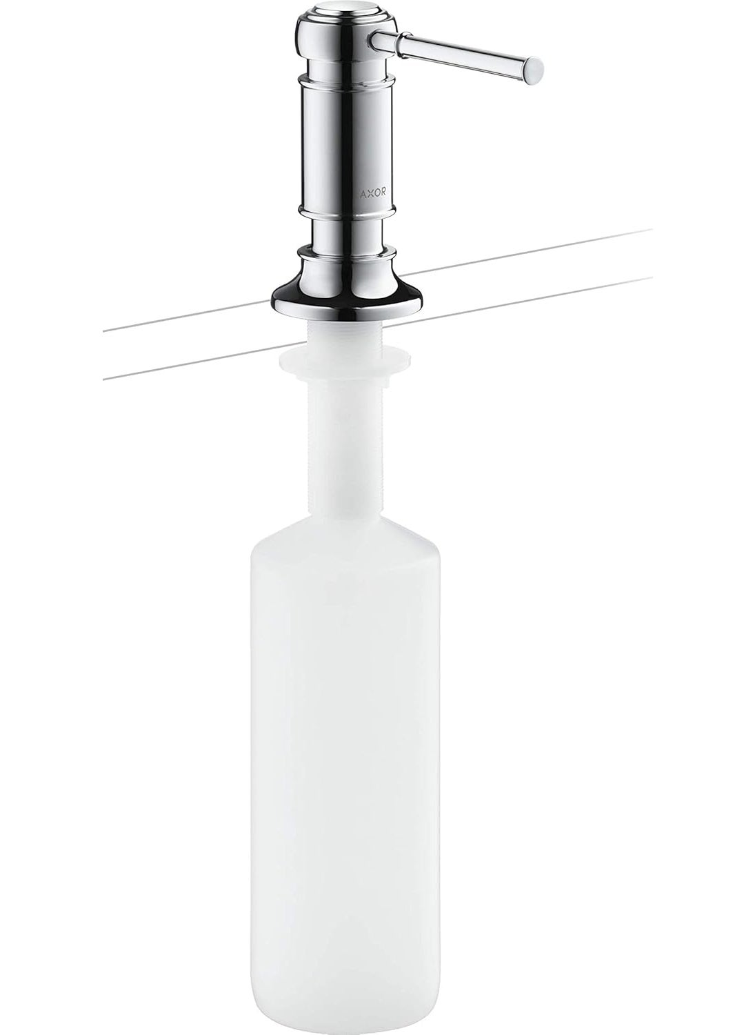 AXOR AXOR Bath and Kitchen Sink Soap Dispenser 4inch Classic Soap Dispenser in Polished Nickel 42018831 