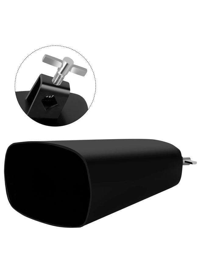 Eastrock 7 inch Metal Steel Cow Bells Noise Makers Hand Percussion Cowbell with Stick for Drum Set - Image 3