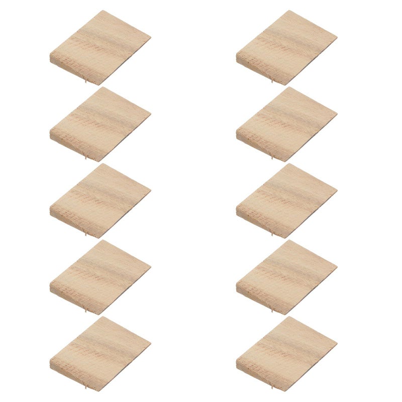 Wood Handle Wedges 10pcs 4X3X0 5CM For Splitting Axe Hammer Hoe Shim Tool Installation DIY Gardening - Image 2