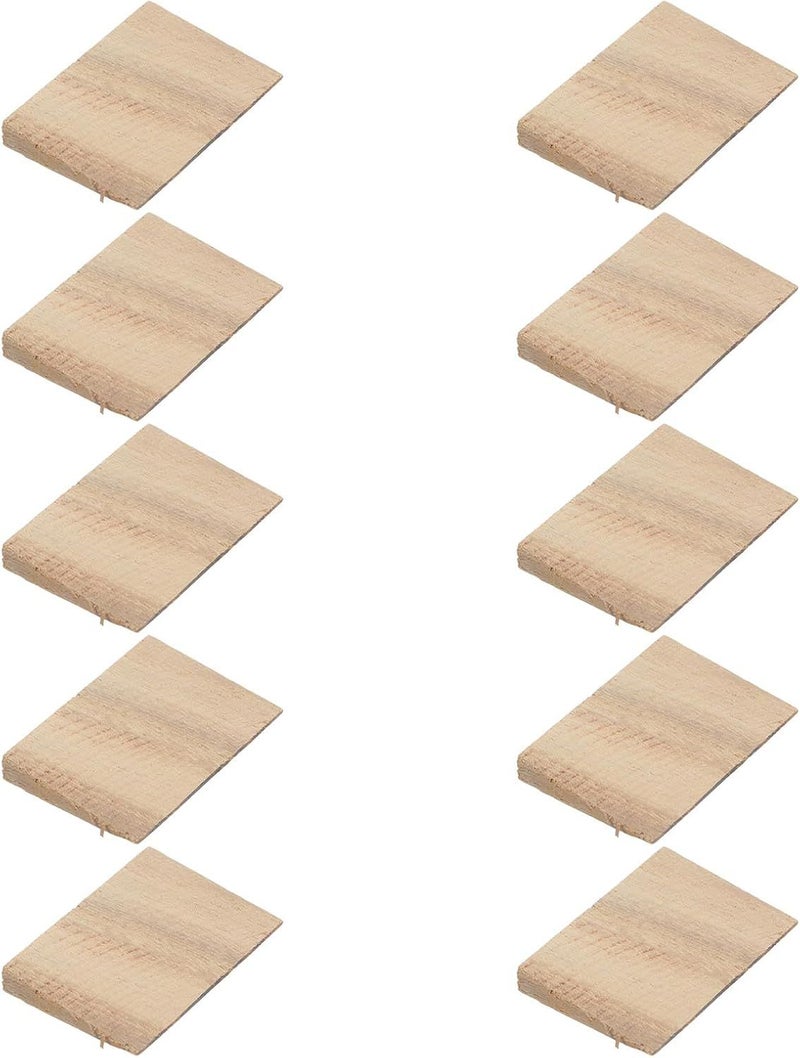 Wood Handle Wedges 10pcs 4X3X0 5CM For Splitting Axe Hammer Hoe Shim Tool Installation DIY Gardening - Image 1