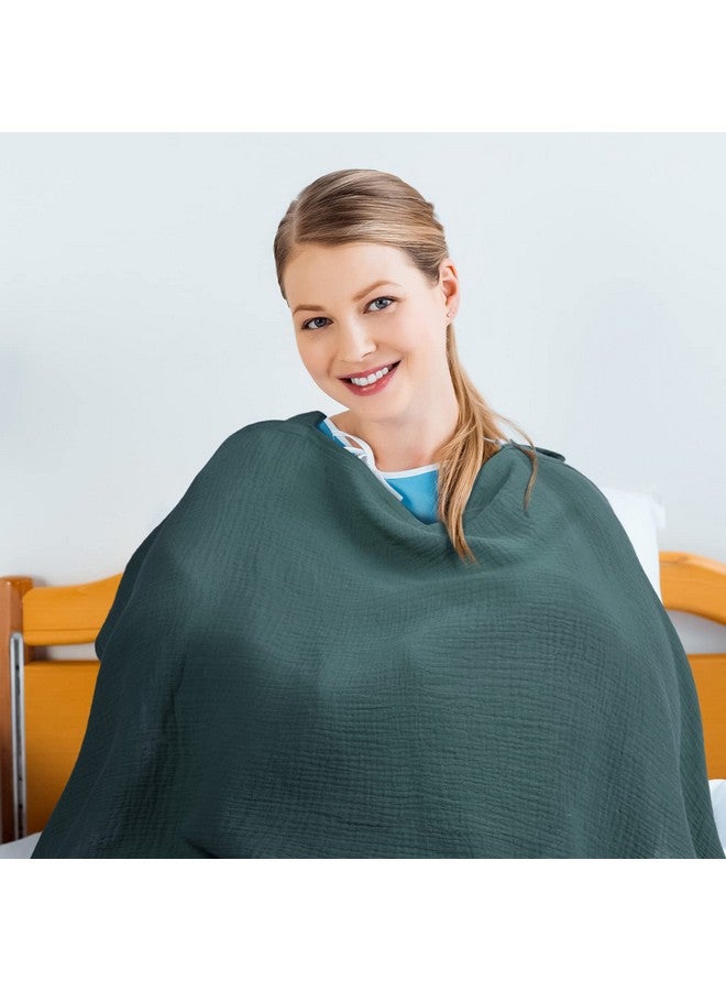 Treela 3 Pcs Nursing Cover Multi Use Car Seat Stroller Cover Breathable Nursing Covers For Breastfeeding Muslin Cotton Breastfeeding Cover Baby Shower Gifts Breastfeeding Essentials (Bright Color) - Image 5