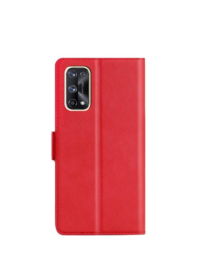 S-TOP Case For OPPO Realme X7 Pro Ultra-thin Voltage Side Buckle PU + TPU Leather Phone Case - Image 3