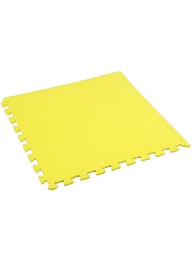 Rainbow Toys حصيرة أرضية من رغوة RBW TOYS قابلة للتداخل 100 سم × 100 سم × 2.0 سم لون أصفر عادي لحصائر الأنشطة للأطفال - Image 2