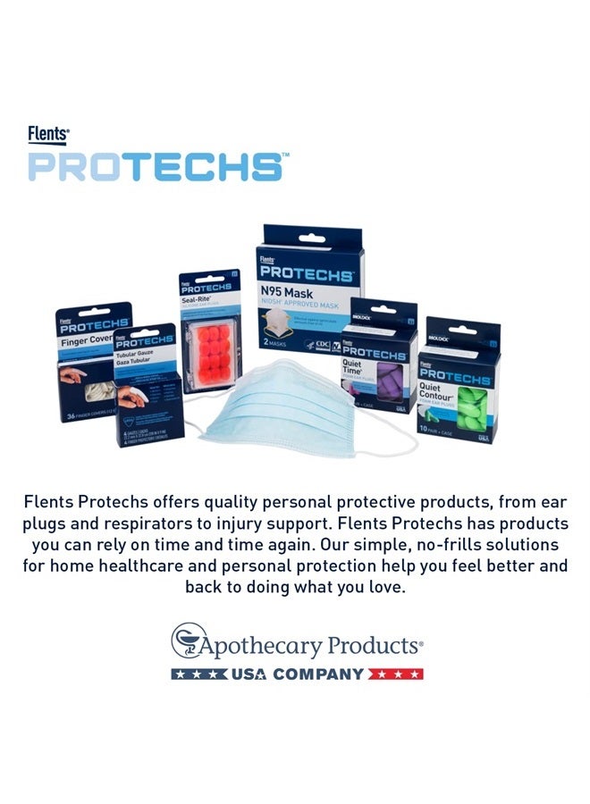 Flents أغطية أصابع الإسعافات الأولية، 12 قطعة، صغيرة، متوسطة، كبيرة، كبيرة جداً، تحمي الإصبع أثناء الشفاء من الإصابة (3 أزواج لكل من S/M/L/XL) (69626) - Image 4