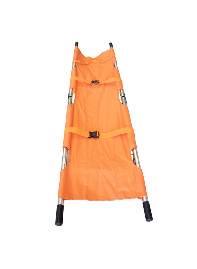 ABRONN Foldable Stretcher With Wheels (Orange)  - Image 3