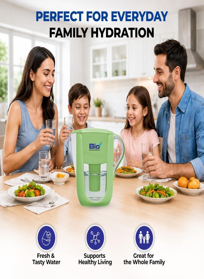 BioPlus Bio+ Antioxidant Hydrogen Rich Jug, Mineralising Water Alkaline Jug, Alkaline Water Generator with Antioxidant & Antibacterial Technology | pH 8–9.5 - Image 5