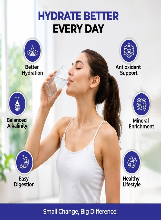 BioPlus Bio+ Antioxidant Hydrogen Rich Jug, Mineralising Water Alkaline Jug, Alkaline Water Generator with Antioxidant & Antibacterial Technology | pH 8–9.5 - Image 2