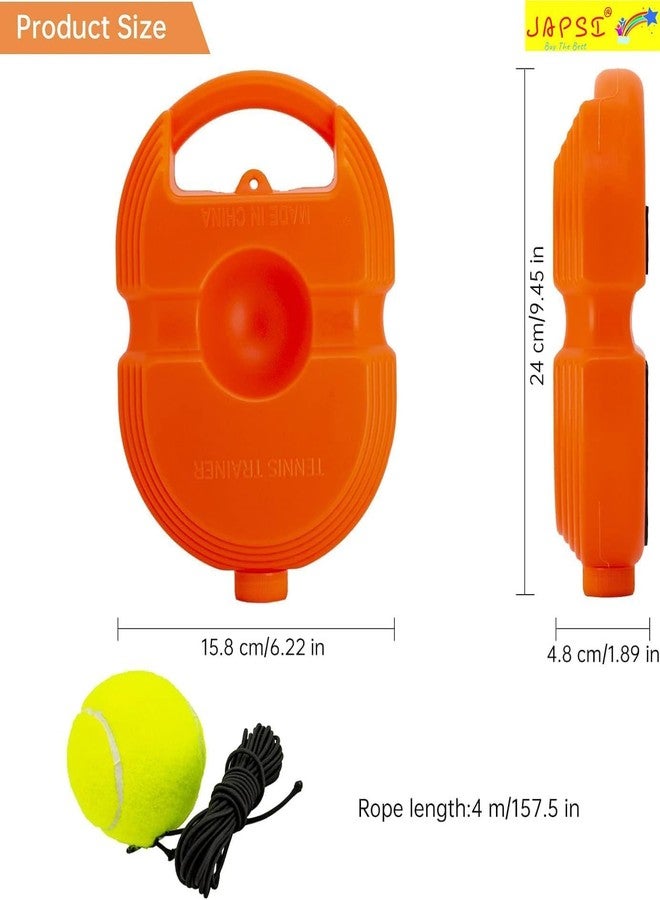 JAPSI Tennis Training Rebound Ball Set, Solo Practice Equipment, Blue | - Image 3