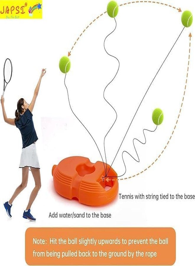 JAPSI Tennis Training Rebound Ball Set, Solo Practice Equipment, Blue | - Image 5
