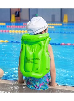 LB Kids Inflatable Swim Vest – Cartoon Print Safety Float Jacket  - Image 2