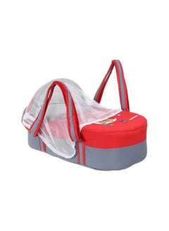Generic Baby Carrycot Microfiber with cotton inside Moon Red  - Image 2