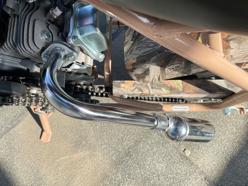 VCUJSUC Exhaust with Muffler for Predator 212cc 196cc 6.5HP Go Kart Mini Bike for Coleman CT200U BT200X CT200u-ex Mini Bike for Honda GX160 GX200 Go Kart - Image 3