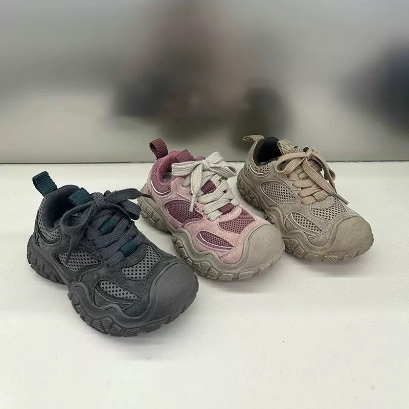 Children'S Sports Shoes 2025 Spring New Student Outdoor Non-Slip Men'S And Women'S Versatile Non-Slip Old Hiking Shoes For Middle-Aged And Older Kidsren - Image 4