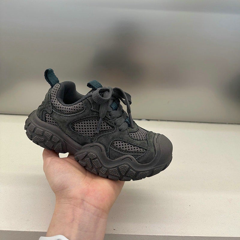 Children'S Sports Shoes 2025 Spring New Student Outdoor Non-Slip Men'S And Women'S Versatile Non-Slip Old Hiking Shoes For Middle-Aged And Older Kidsren - Image 1