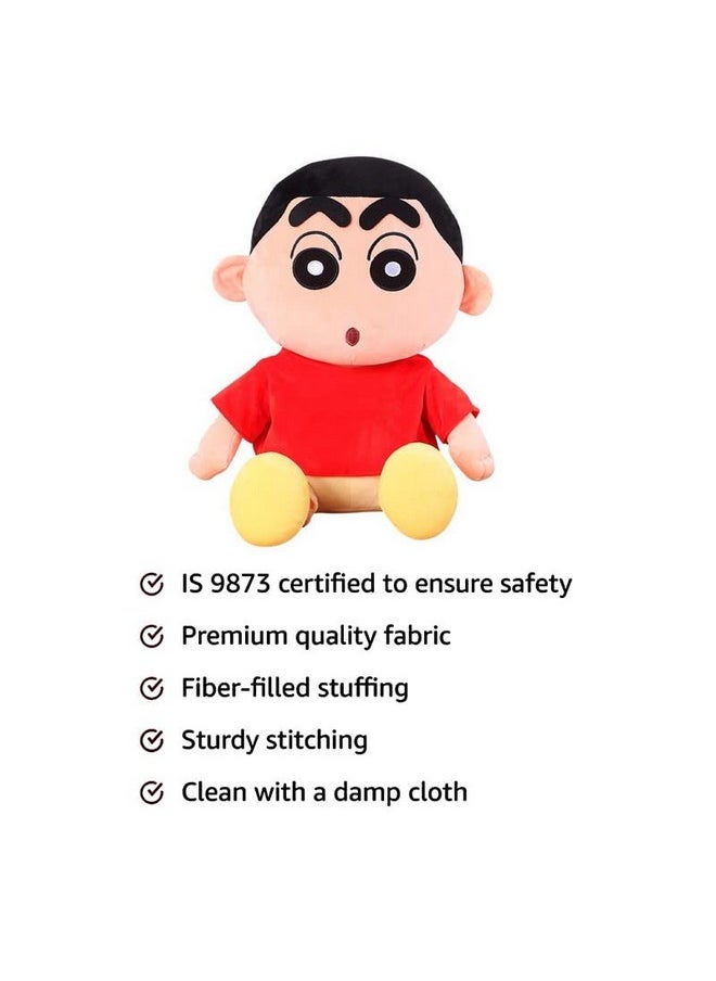 CLICK4DEAL - CLICK4DEAL Soft Toys Shinchan Soft Toys, Baby Toys, Soft Toys for Kids, Soft Toy, Soft Toy for Girls, Soft Toys for Baby Girl, Birthday Gift for Girls, Gift Items, (Shinchan 32 cm) - Image 1