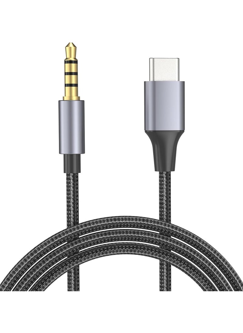 GUDOO USB C to 3.5mm Headphone Car Auxiliary Cord, Type C to 3.5mm Audio Aux Jack Cable Adapter Compatible with Samsung Galaxy S24 S23 S22 S21 Note 20, Pixel 4 5 XL 1M  - Image 5