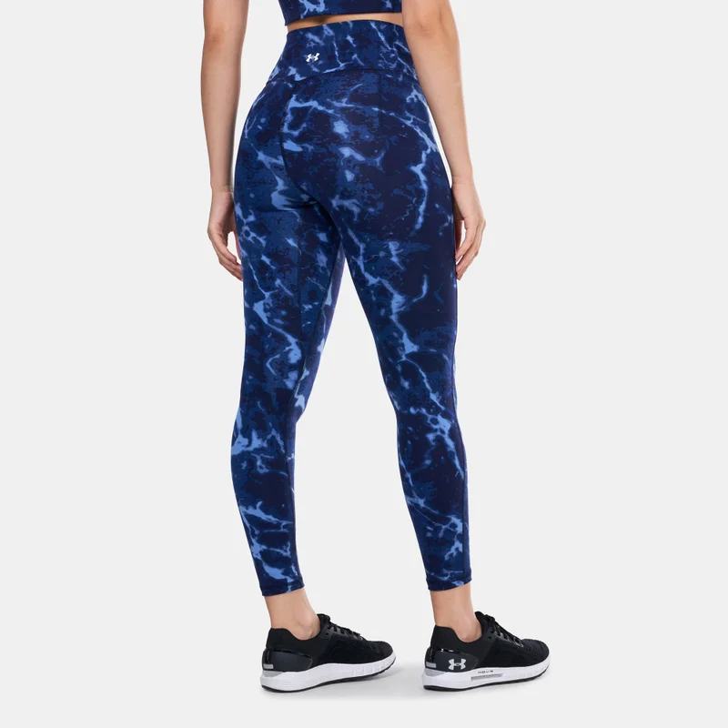 UNDER ARMOUR Women's Project Rock Crossover Lets Go Printed Ankle Leggings