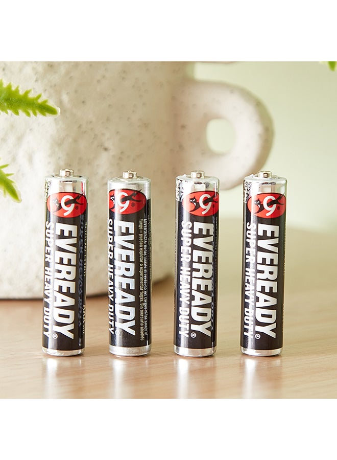 Eveready مجموعة بطاريات AAA شديدة التحمل مكونة من 4 قطع 2 × 5 × 1 سم  - Image 2