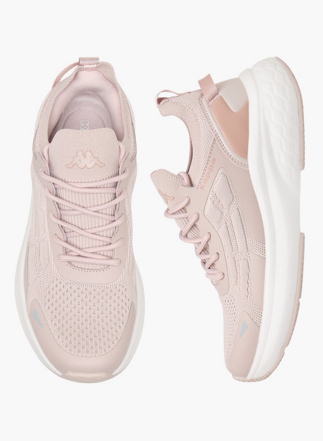 Kappa Women's Logo Print Sports Shoes with Lace-Up Closure - Image 1