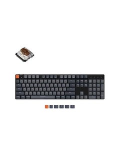 Keychron K2SE ANSI Full Size Layout 104 Key , Brown Switch RGB Gateron Mechanical Wireless Low Profile Keyboard