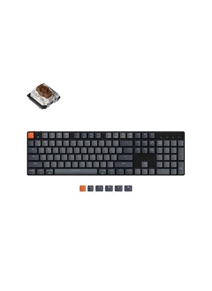 Keychron - Keychron K2SE ANSI Full Size Layout 104 Key , Brown Switch RGB Gateron Mechanical Wireless Low Profile Keyboard - Image 1