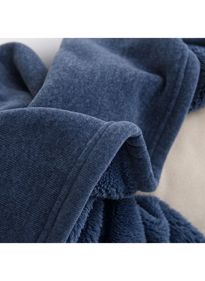 ميزوي بطانية مينك مريحة ناعمة وفاخرة كحلي 1 x 153 x 127 سم MINK BRUSHED 01  - Image 4
