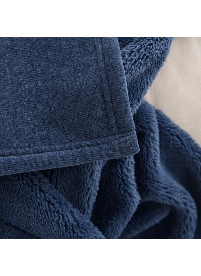 ميزوي بطانية مينك مريحة ناعمة وفاخرة كحلي 1 x 153 x 127 سم MINK BRUSHED 01  - Image 3