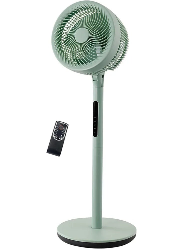 Stand Fan 10" With Remote Control | Speed Circulating Floor Fan | Adjustable Height Pedestal Fan With Remote Control Quiet Cooling For Home & Office