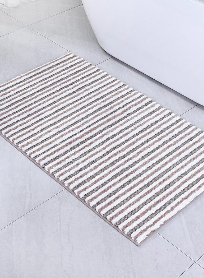 Floor Mat 100% Ultra-Soft Microfiber – Non-Slip Base 70×120 cm – Multiple Colors & Designs